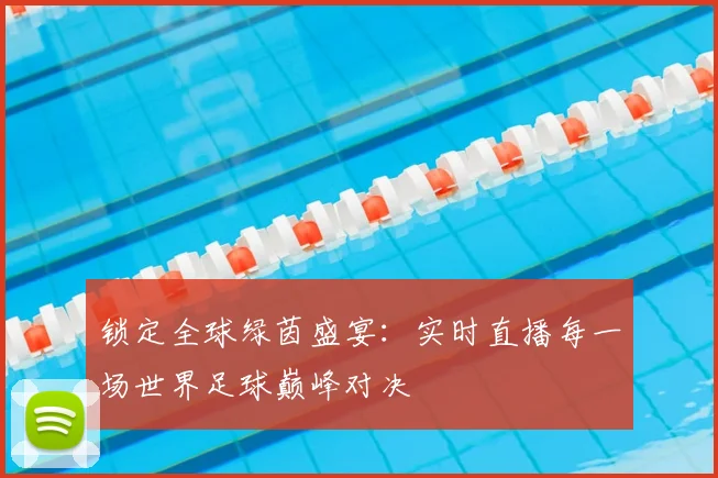 锁定全球绿茵盛宴：实时直播每一场世界足球巅峰对决